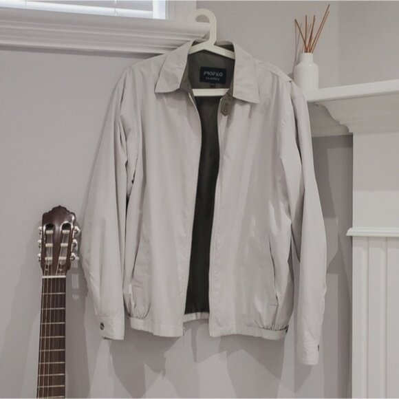 Vintage 1980s Profilo Classics Suede like Jacket with interior utility pockets - Picture 1 of 16